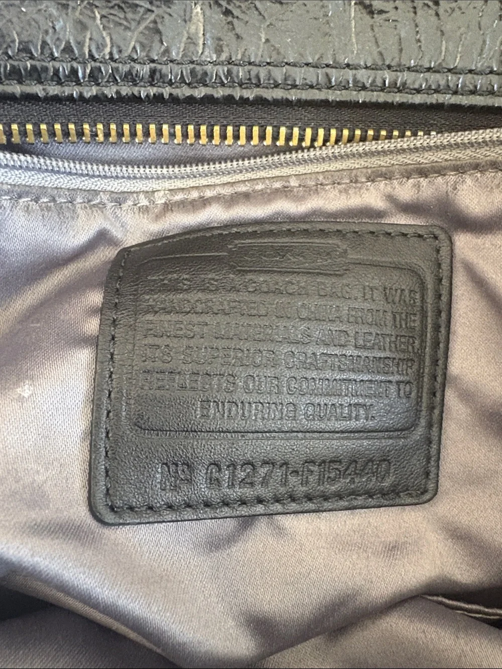COACH Signature Ashley Satchel Bag